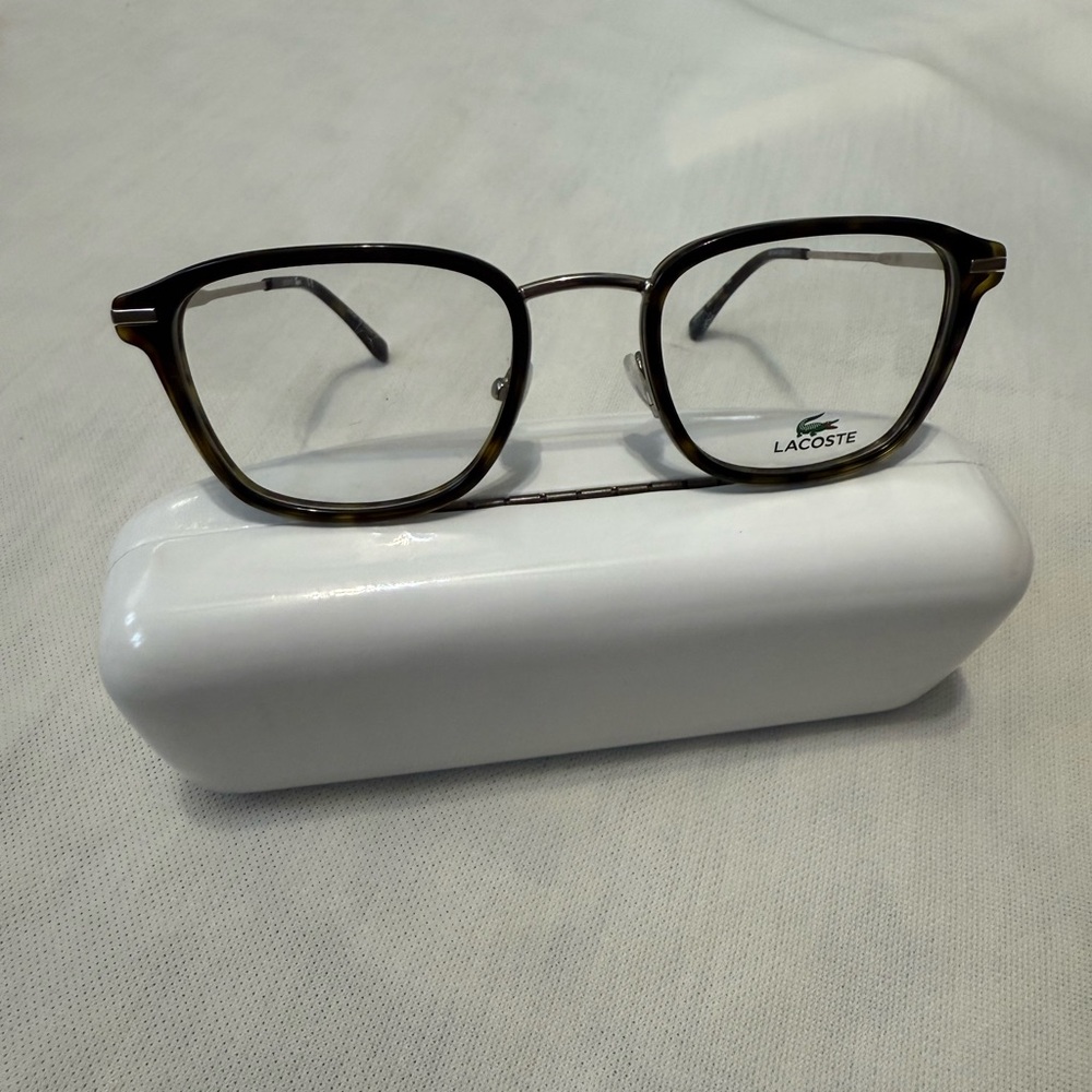Lacoste Men's Brown Frame Glasses